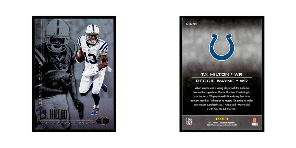 T.Y. Hilton Reggie Wayne 2017 Panini Illusions #95 Indianapolis Colts NM