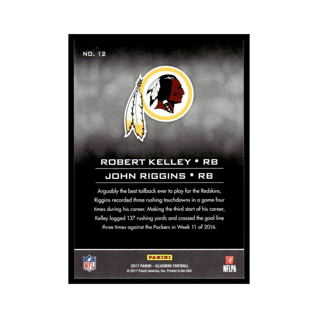 John Riggins Robert Kelley 2017 Panini Illusions #12 Washington Redskins NM