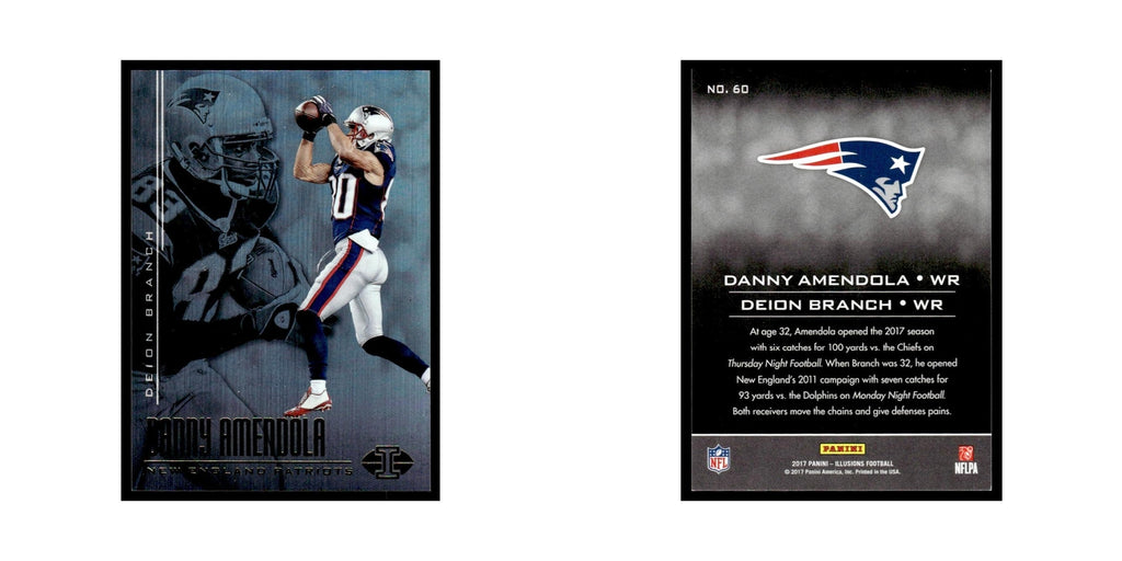 Danny Amendola Deion Branch 2017 Panini Illusions #60 New England Patriots NM