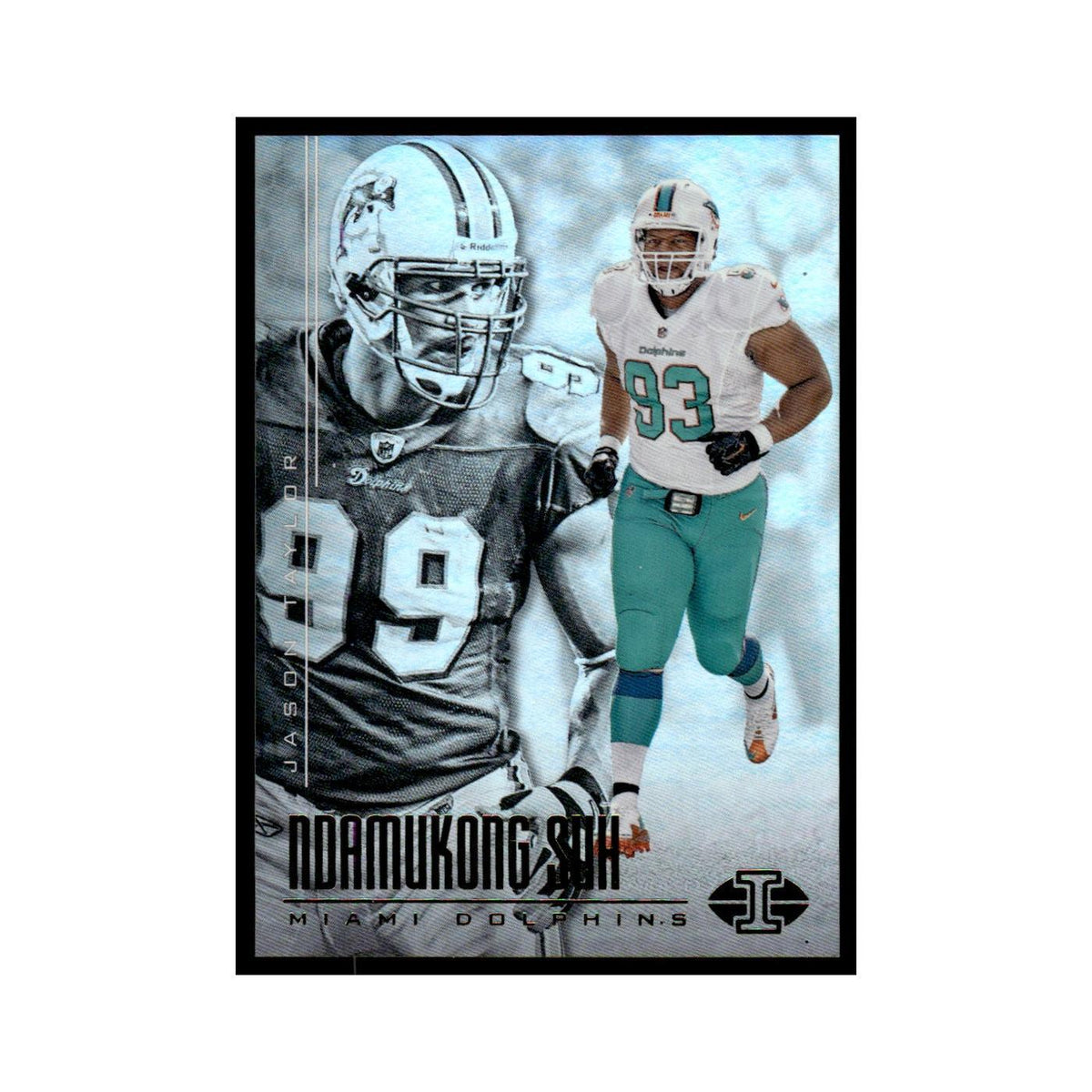 Jason Taylor Ndamukong Suh 2017 Panini Illusions #57 Miami Dolphins NM