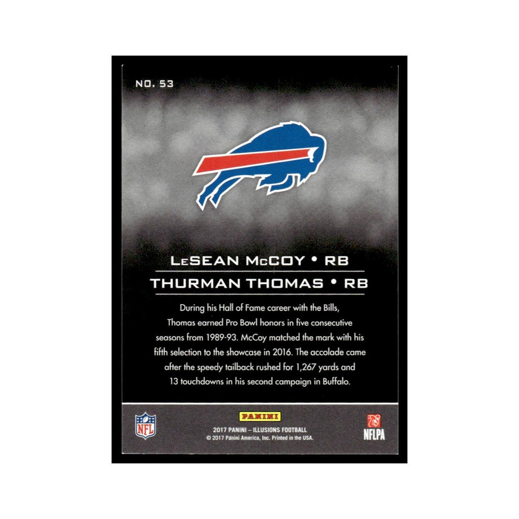 Thurman Thomas LeSean McCoy 2017 Panini Illusions #53 Buffalo Bills NM