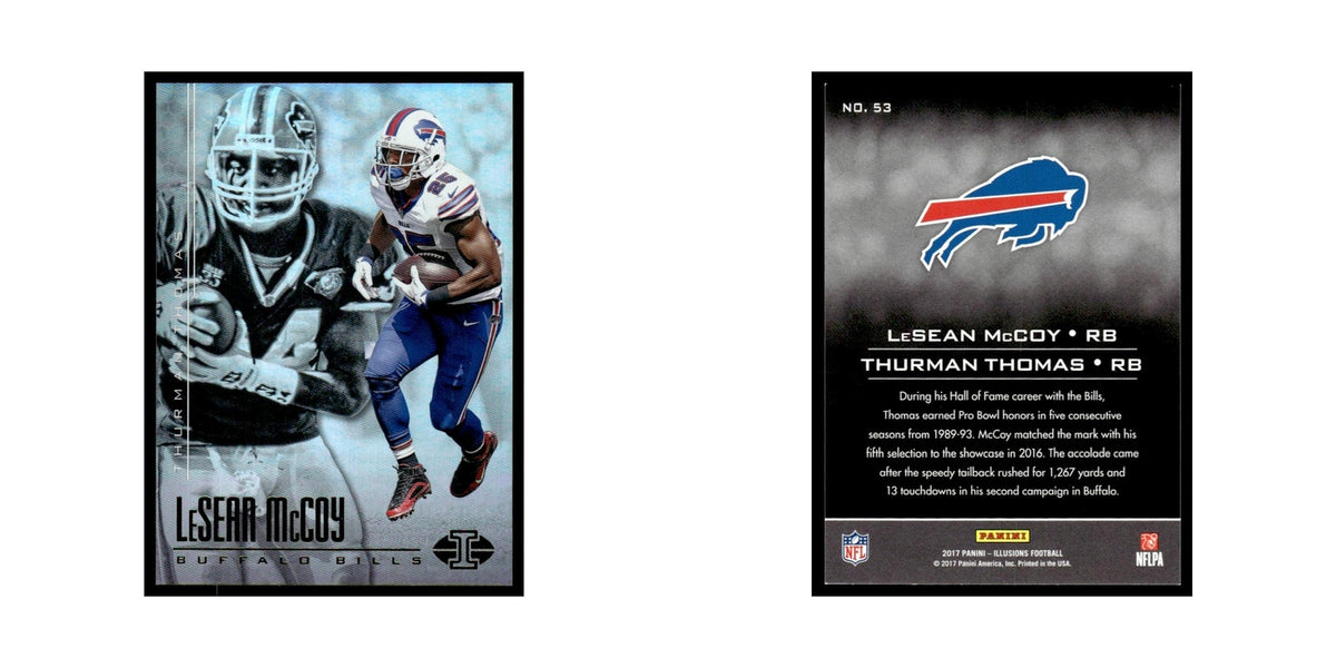 Thurman Thomas LeSean McCoy 2017 Panini Illusions #53 Buffalo Bills NM