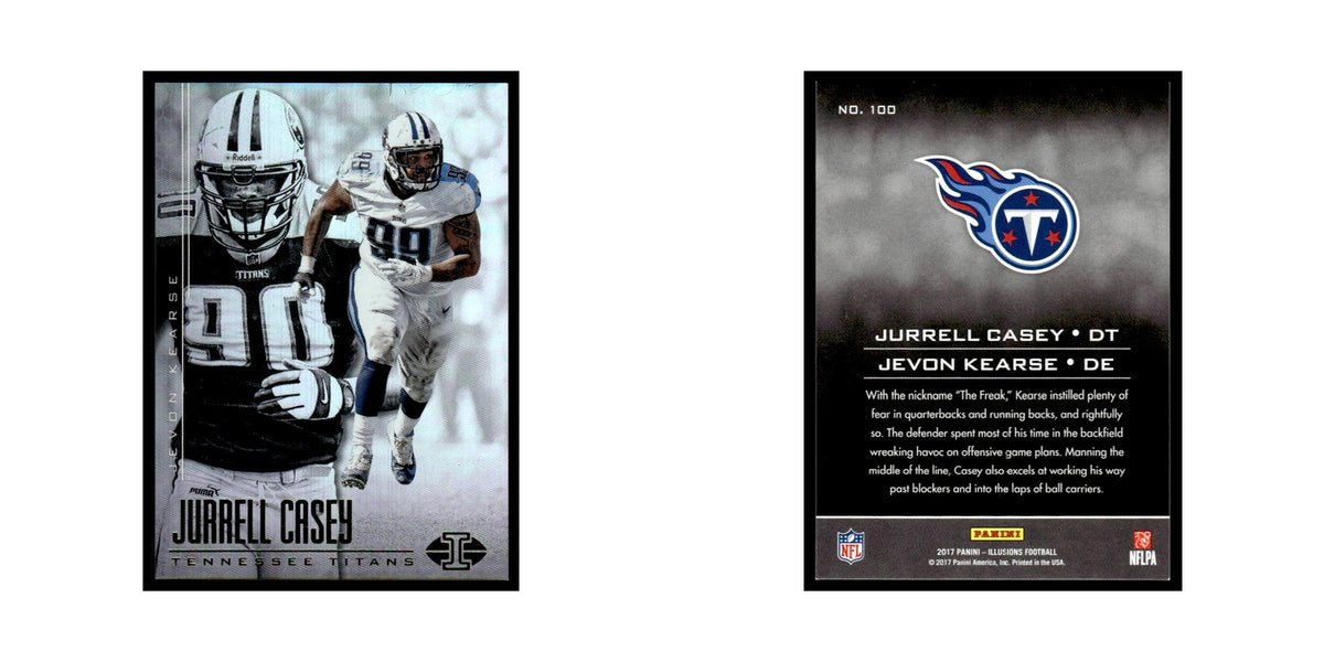 Jevon Kearse Jurrell Casey 2017 Panini Illusions #100 Tennessee Titans NM