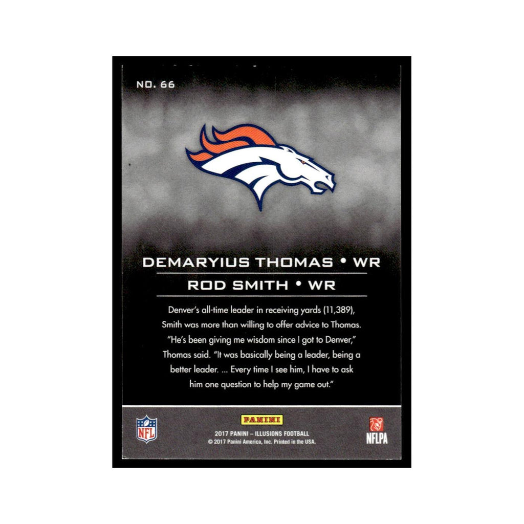Rod Smith Demaryius Thomas 2017 Panini Illusions #66 Denver Broncos NM
