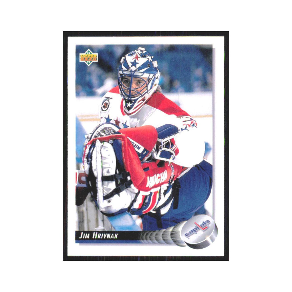Jim Hrivnak 1992 Upper Deck #151 Washington Capitals Hockey Card NM