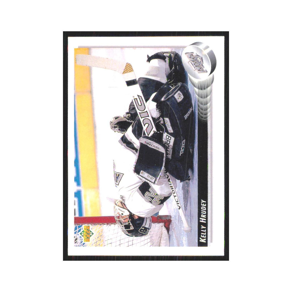 Kelly Hrudey 1992 Upper Deck #270 Los Angeles Kings Hockey Card NM