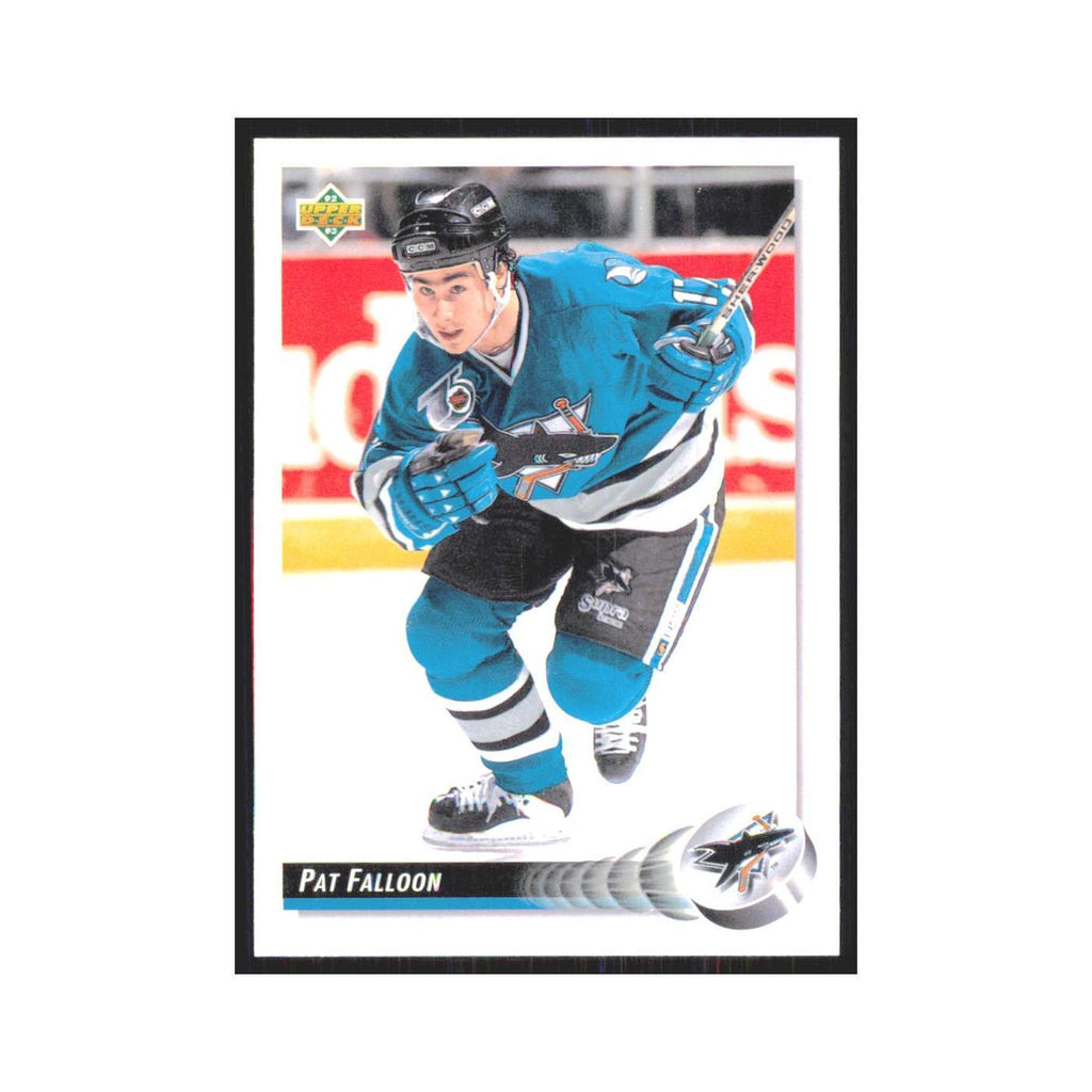 Pat Falloon 1992 Upper Deck #286 San Jose Sharks Hockey Card NM