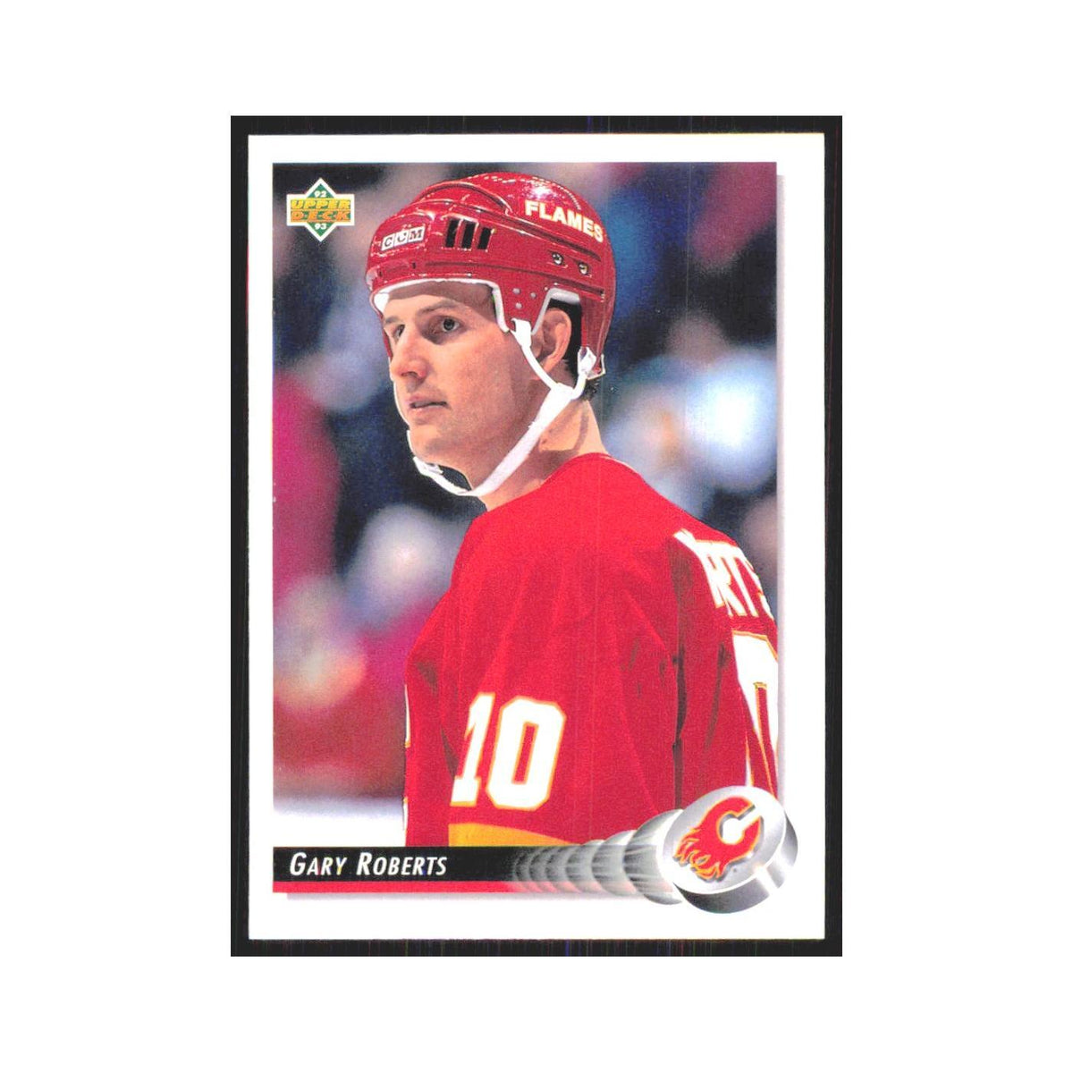Gary Roberts 1992 Upper Deck #289 Calgary Flames Hockey Card NM