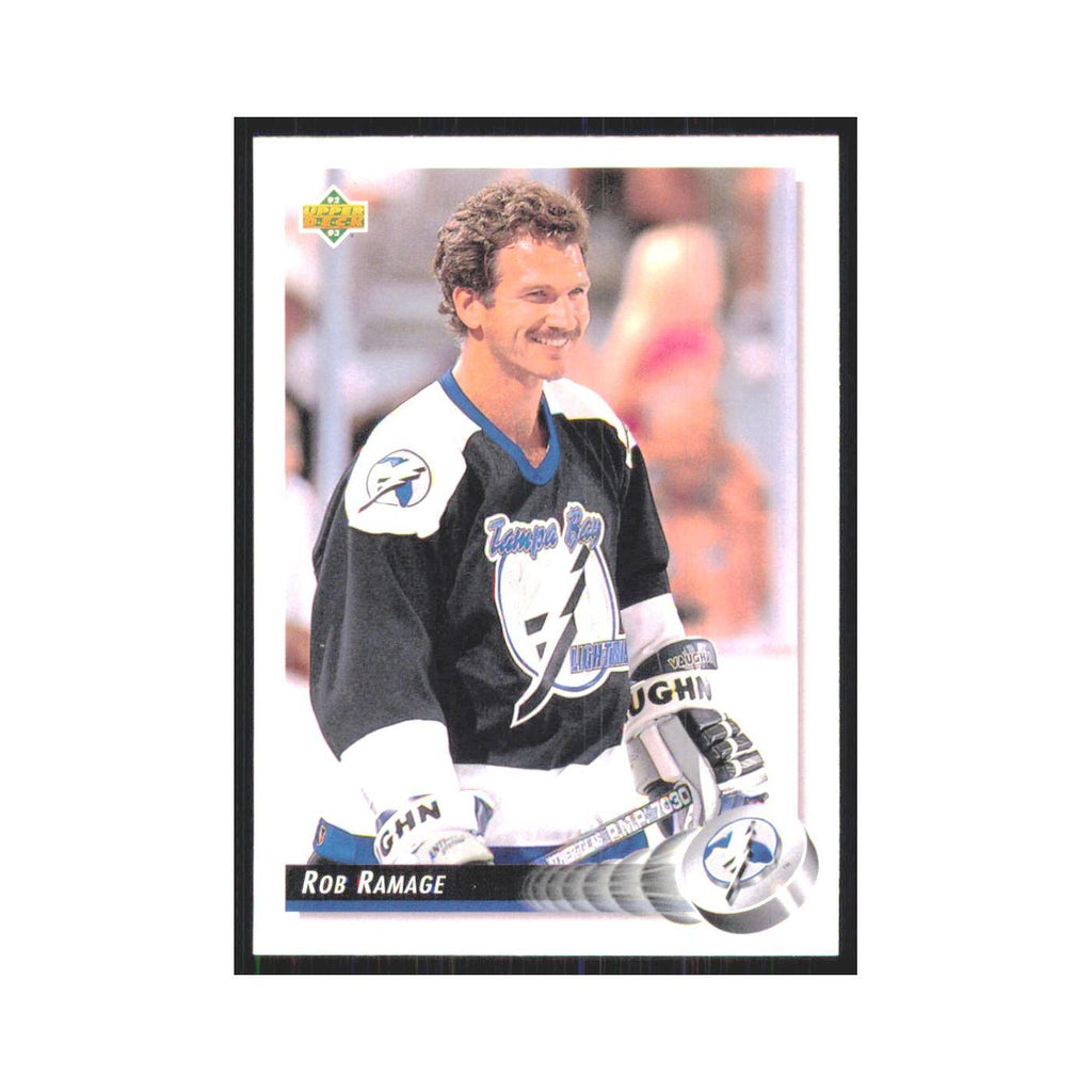 Rob Ramage 1992 Upper Deck #105 Tampa Bay Lightning Hockey Card NM