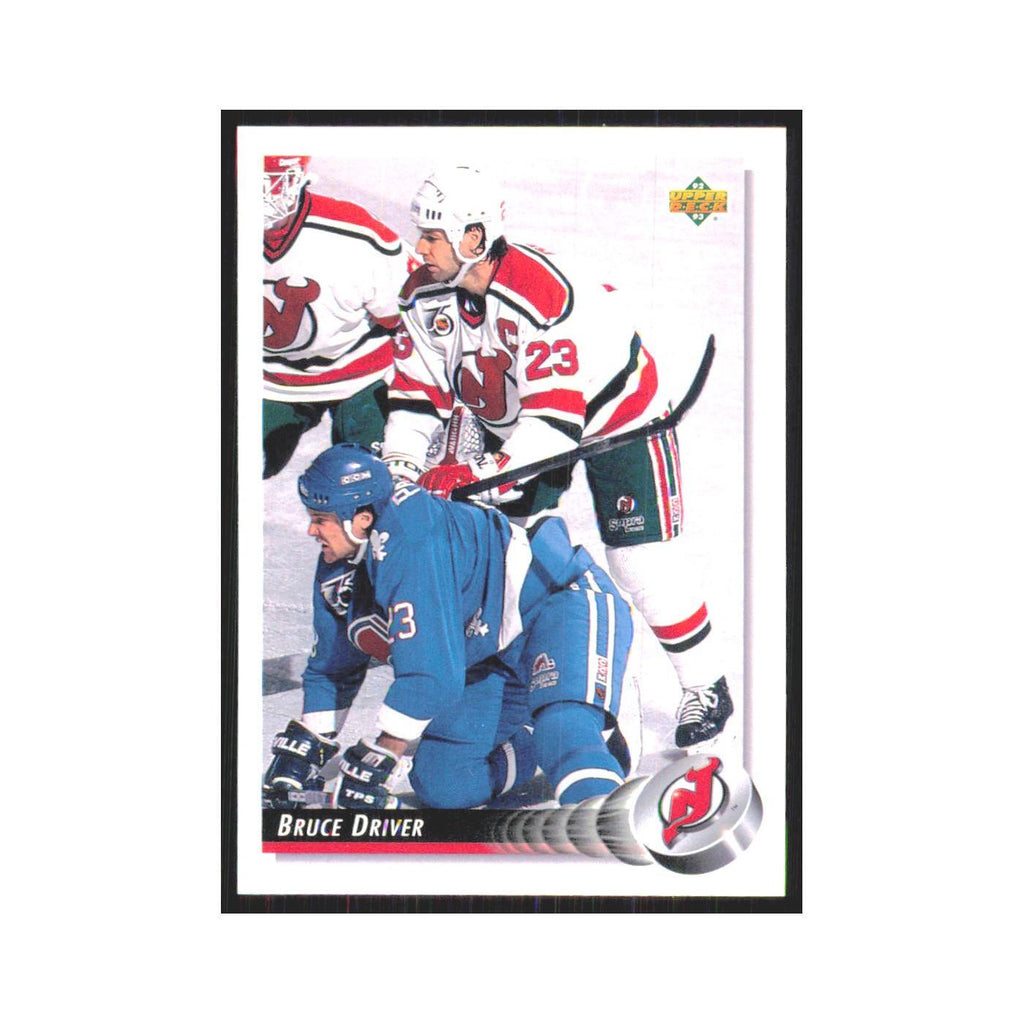 Bruce Driver 1992 Upper Deck #200 New Jersey Devils Hockey Card NM