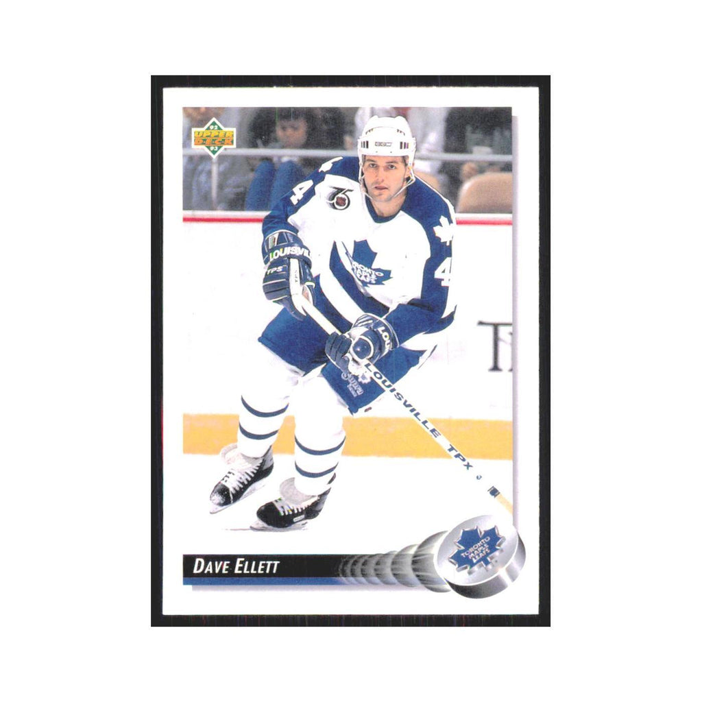 Dave Ellett 1992 Upper Deck #214 Toronto Maple Leafs Hockey Card NM