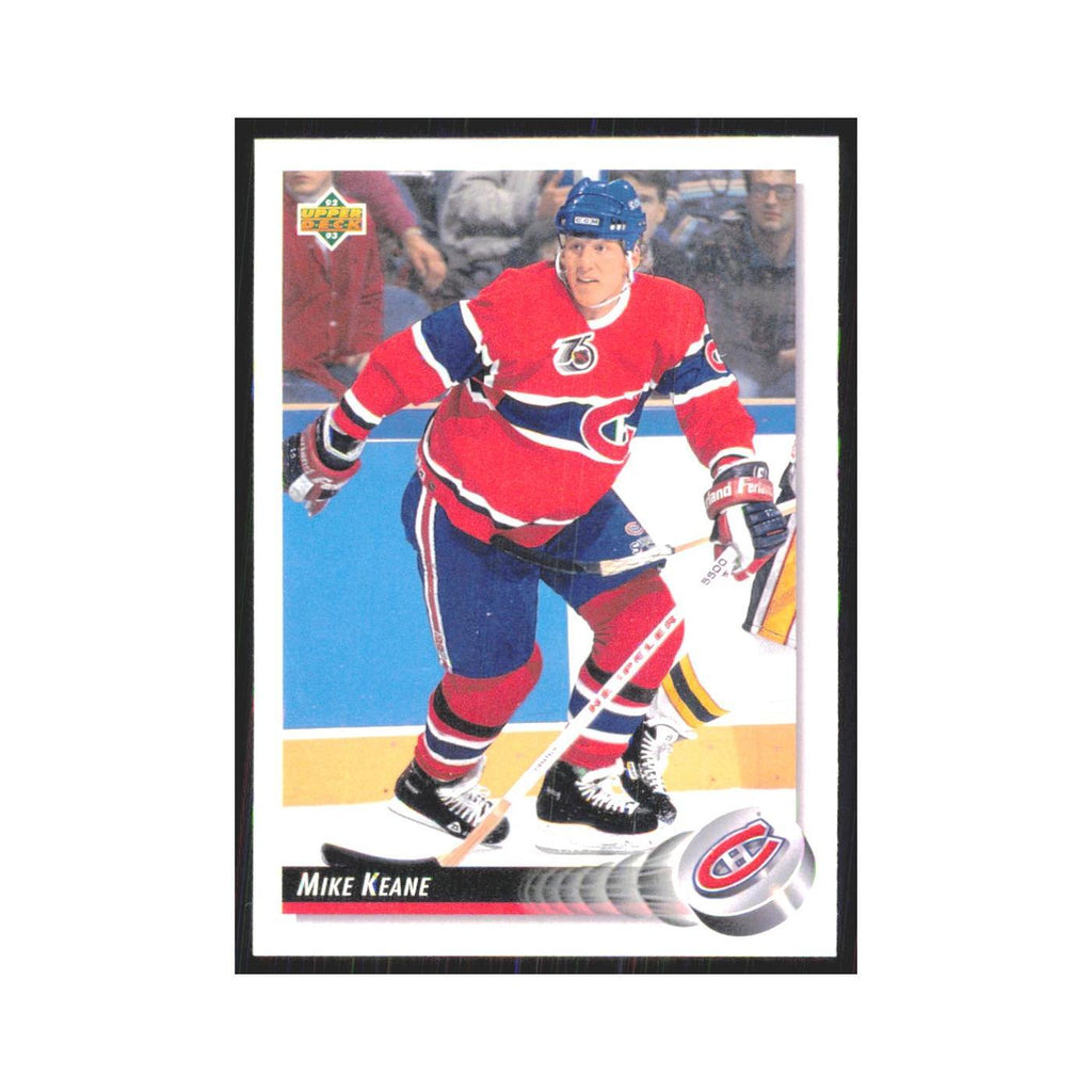 Mike Keane 1992 Upper Deck #164 Montreal Canadiens Hockey Card NM