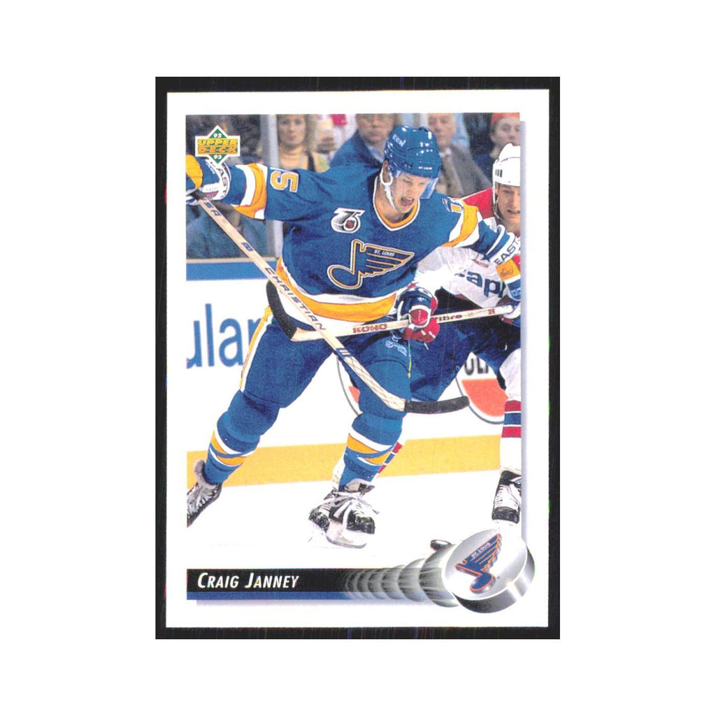 Craig Janney 1992 Upper Deck #125 St. Louis Blues Hockey Card NM