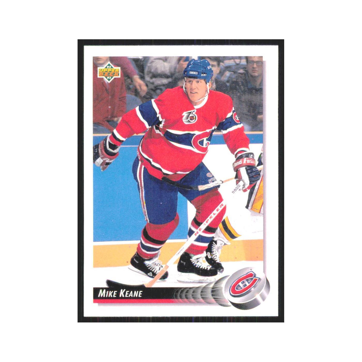 Mike Keane 1992 Upper Deck #164 Montreal Canadiens Hockey Card NM