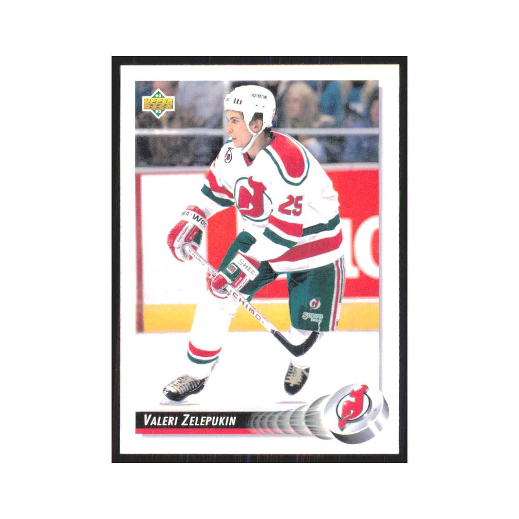 Valeri Zelepukin 1992 Upper Deck #295 New Jersey Devils Hockey Card NM