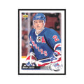 Brian Leetch 1992 Upper Deck #284 New York Rangers Hockey Card NM