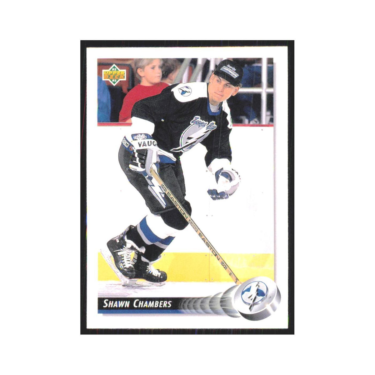 Shawn Chambers 1992 Upper Deck #104 Tampa Bay Lightning Hockey Card NM