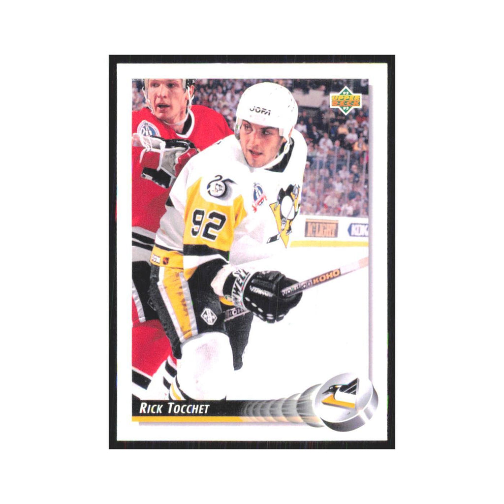 Rick Tocchet 1992 Upper Deck #238 Pittsburgh Penguins Hockey Card NM