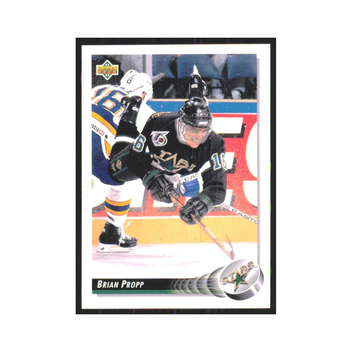 Brian Propp 1992 Upper Deck #177 Minnesota North Stars Hockey Card NM
