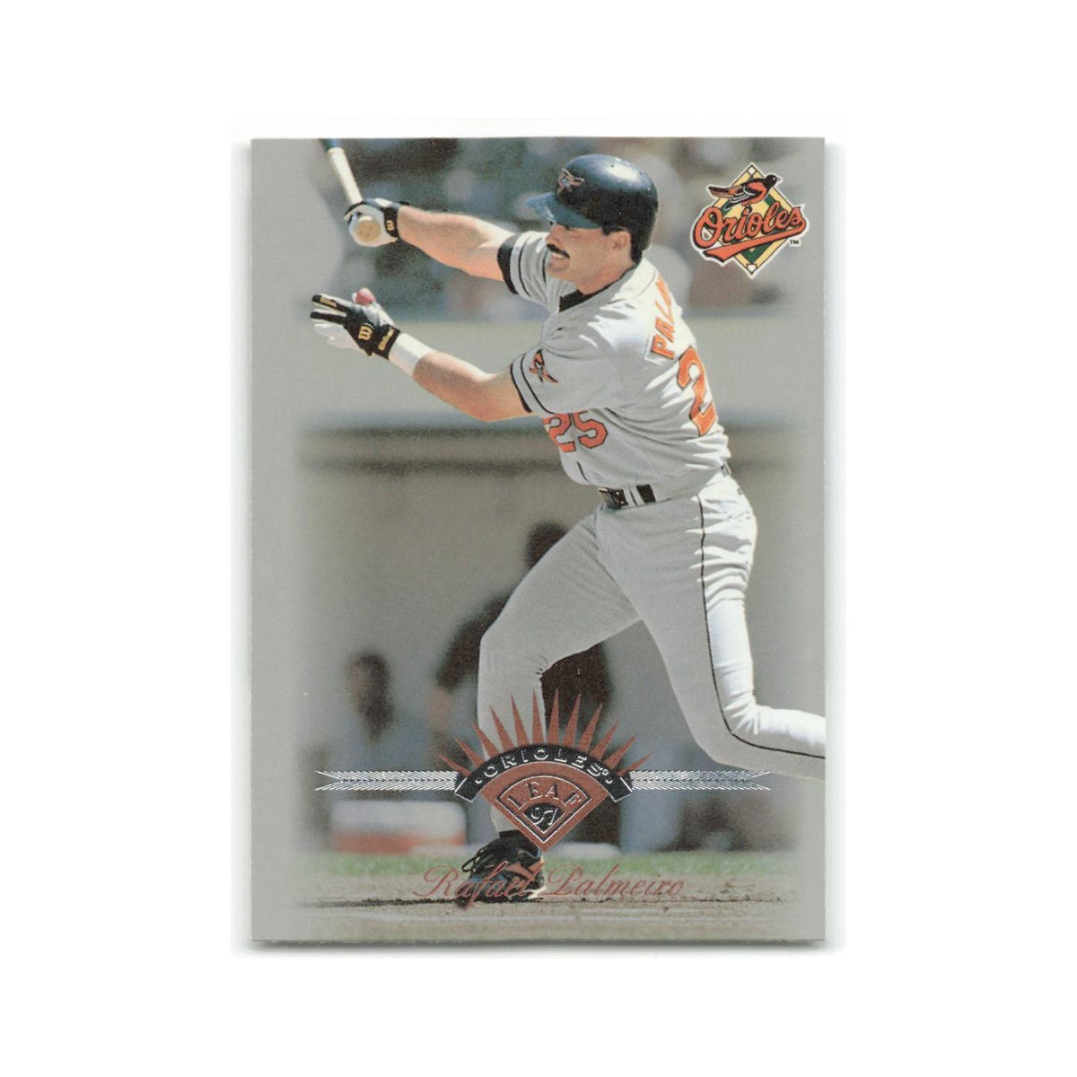 Rafael Palmeiro 1997 Leaf #43 Baltimore Orioles Baseball Card NM