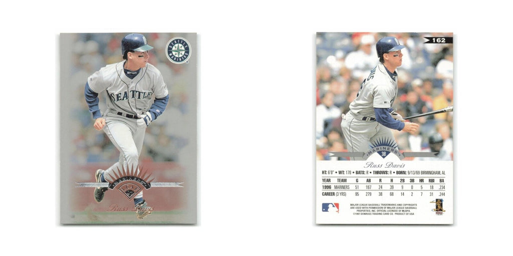 Russ Davis 1997 Leaf #162 Seattle Mariners Baseball Card NM