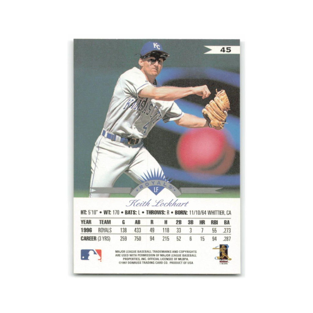 Keith Lockhart 1997 Leaf #45 Kansas City Royals Baseball Card NM
