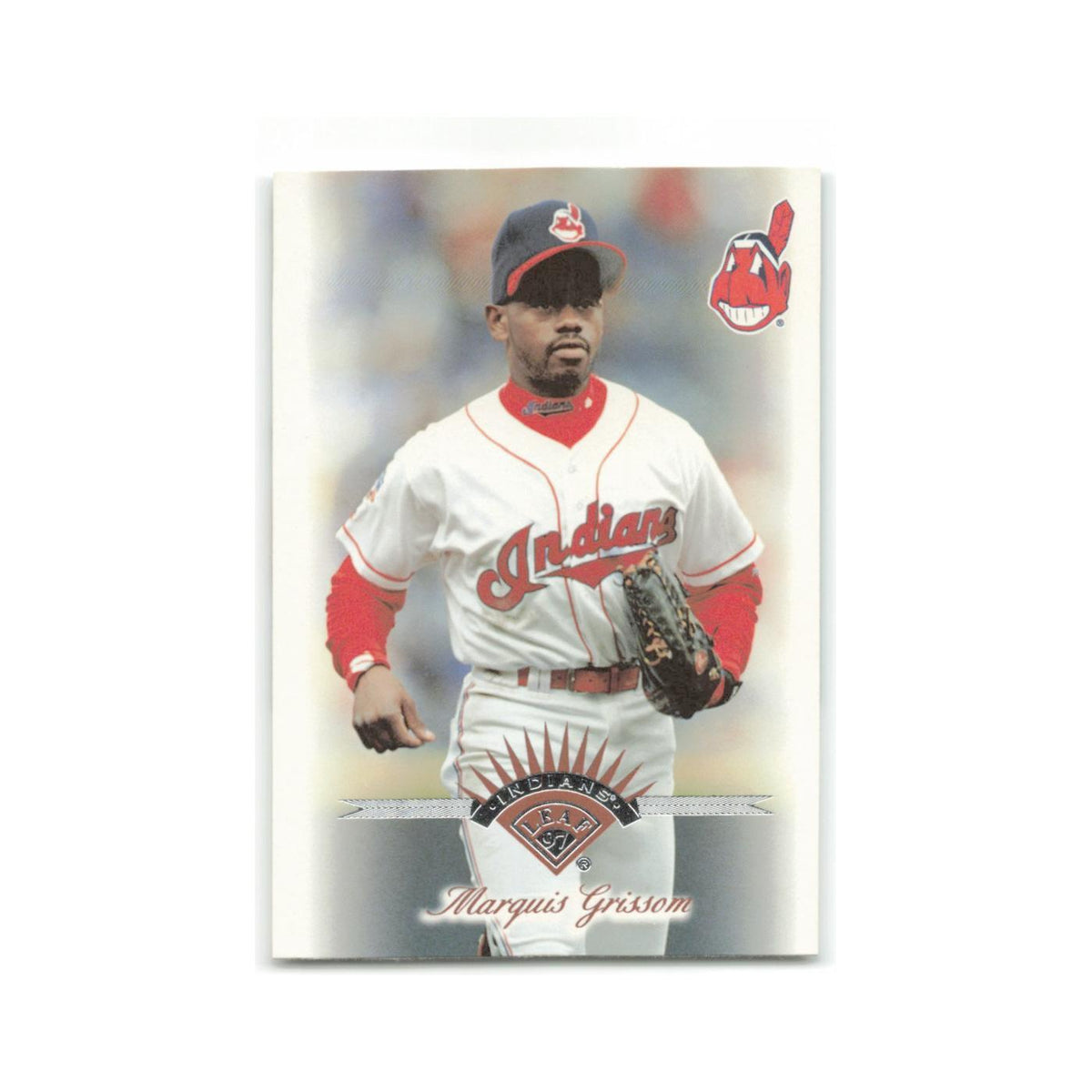 Marquis Grissom 1997 Leaf #292 Cleveland Indians Baseball Card NM