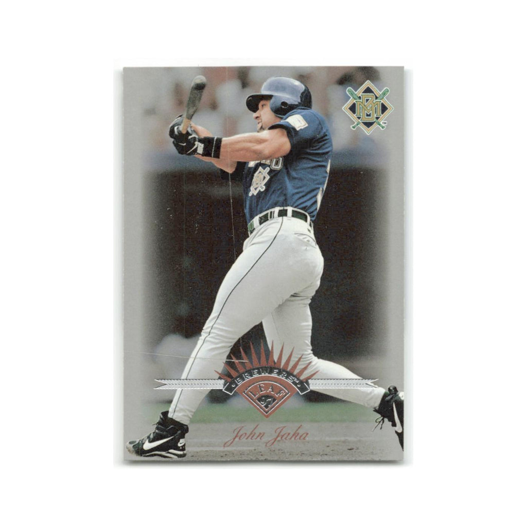 John Jaha 1997 Leaf #27 Milwaukee Brewers Baseball Card NM