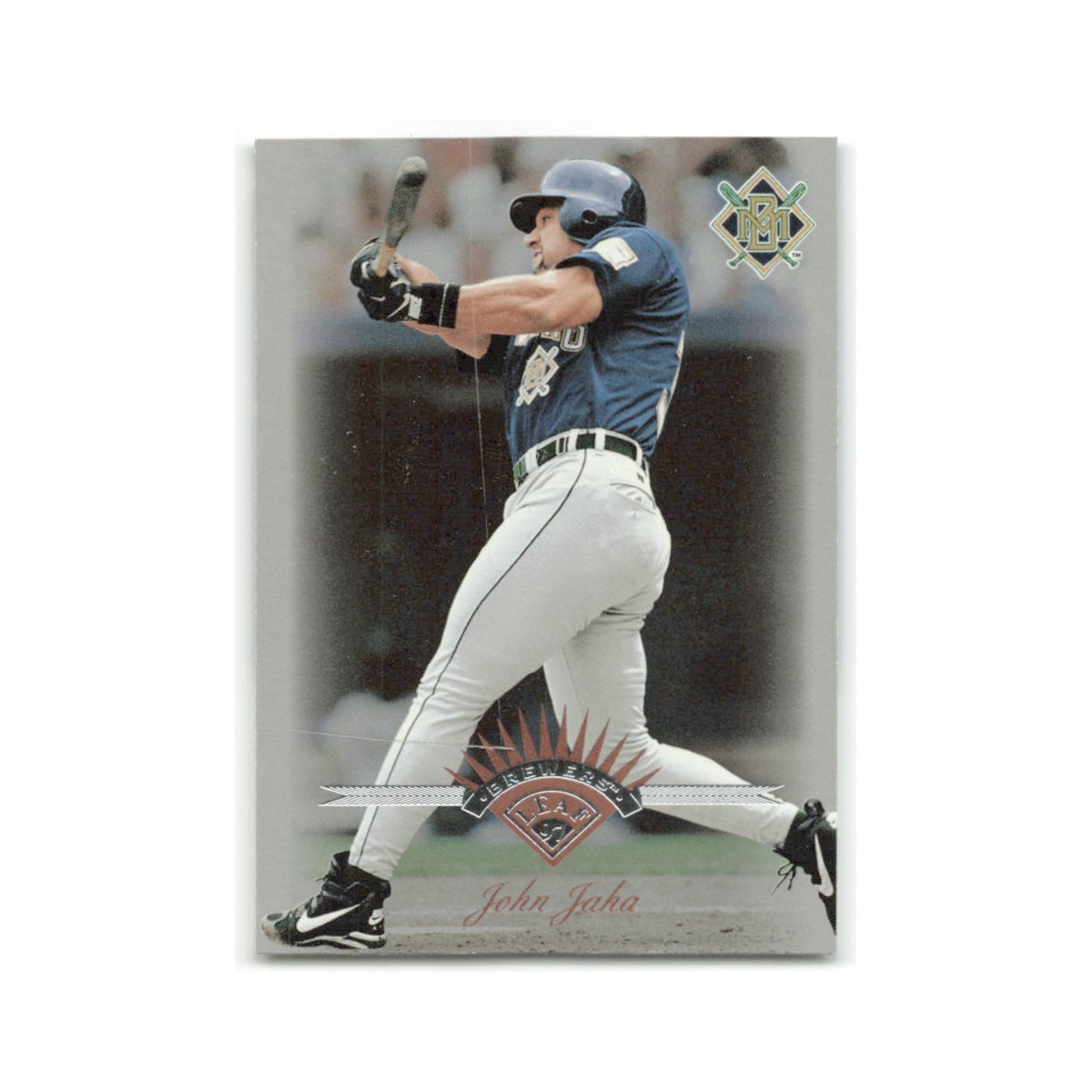 John Jaha 1997 Leaf #27 Milwaukee Brewers Baseball Card NM