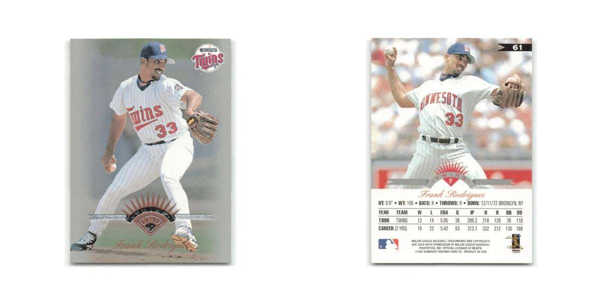 Frank Rodriguez 1997 Leaf #61 Minnesota Twins Baseball Card NM