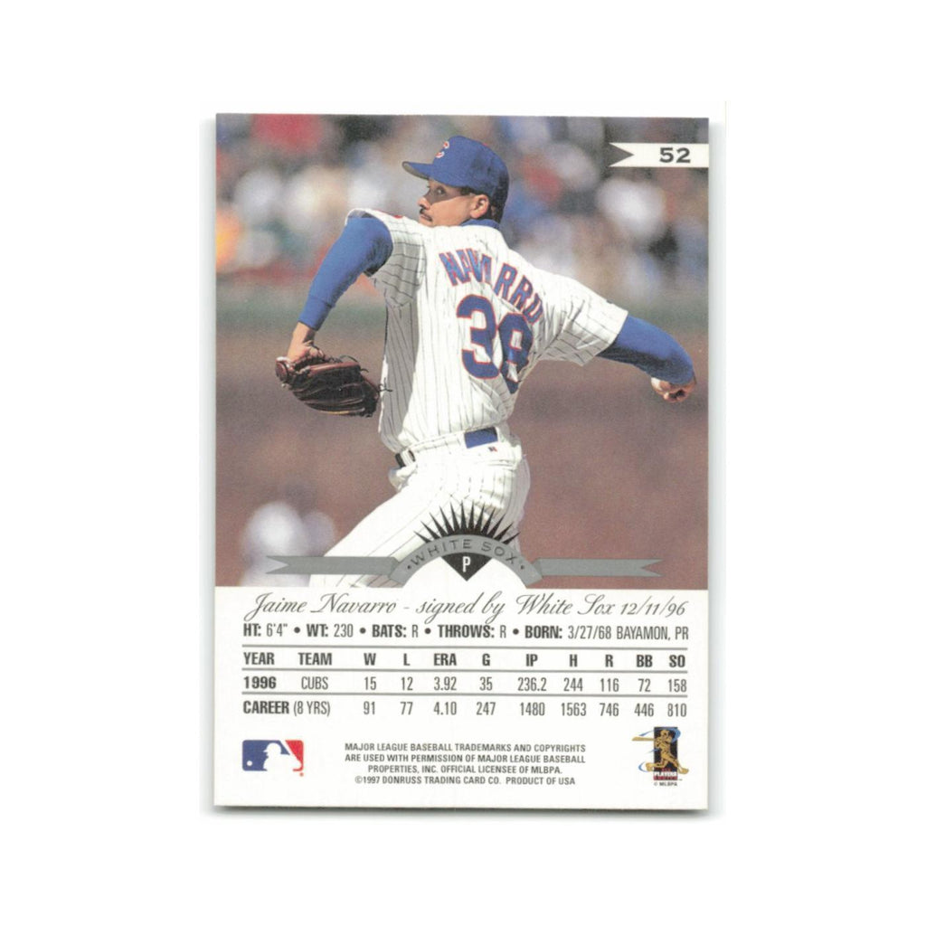 Jaime Navarro 1997 Leaf #52 Chicago White Sox Baseball Card NM