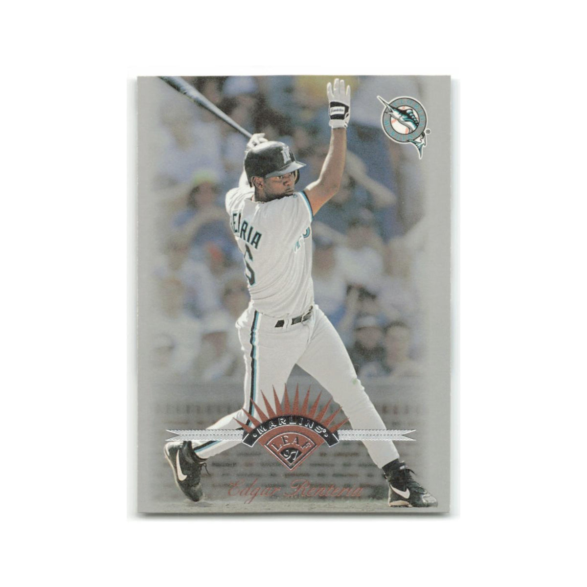 Edgar Renteria 1997 Leaf #8 Florida Marlins Baseball Card NM