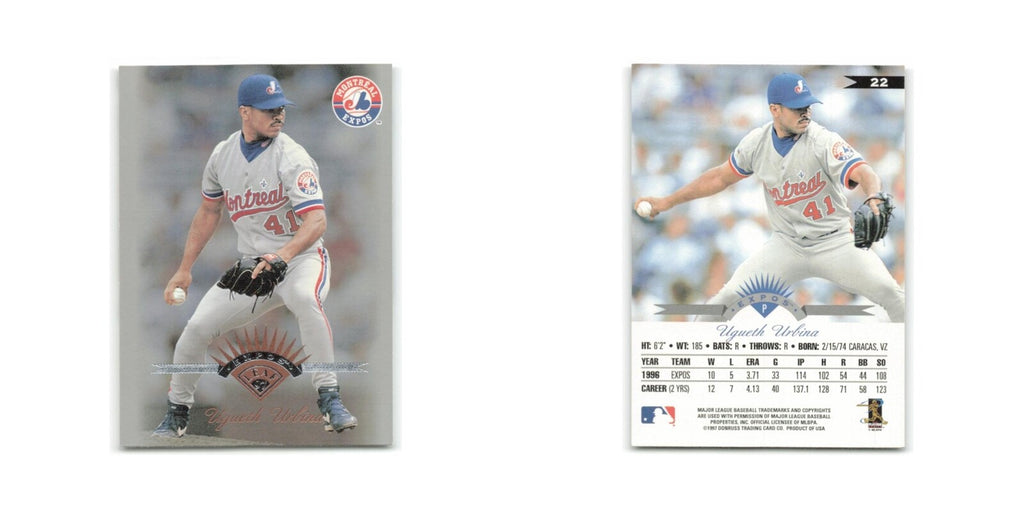 Ugueth Urbina 1997 Leaf #22 Montreal Expos Baseball Card NM