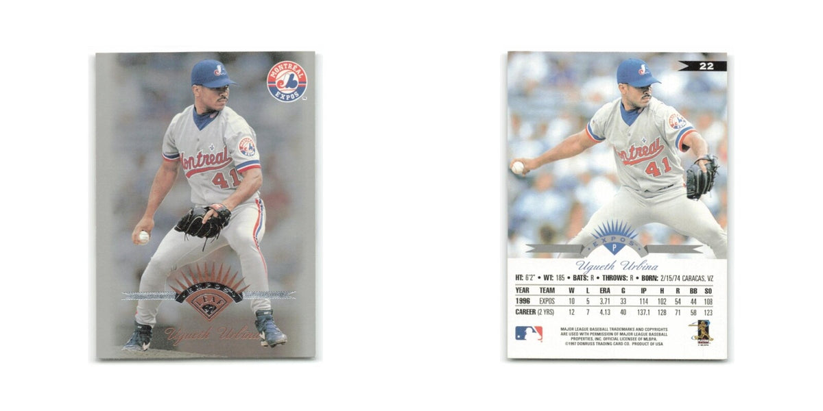 Ugueth Urbina 1997 Leaf #22 Montreal Expos Baseball Card NM