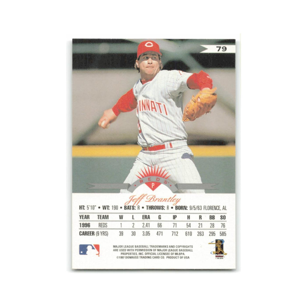Jeff Brantley 1997 Leaf #79 Cincinnati Reds Baseball Card NM