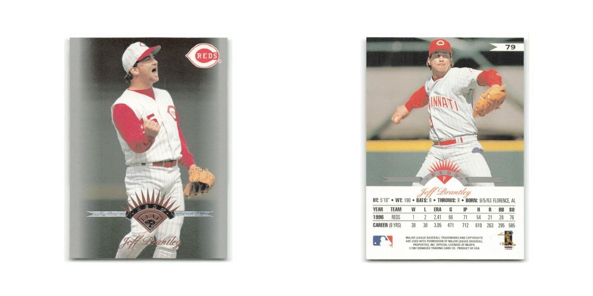 Jeff Brantley 1997 Leaf #79 Cincinnati Reds Baseball Card NM