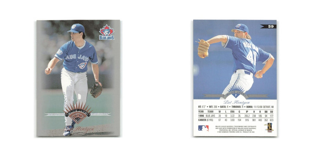 Pat Hentgen 1997 Leaf #59 Toronto Blue Jays Baseball Card NM