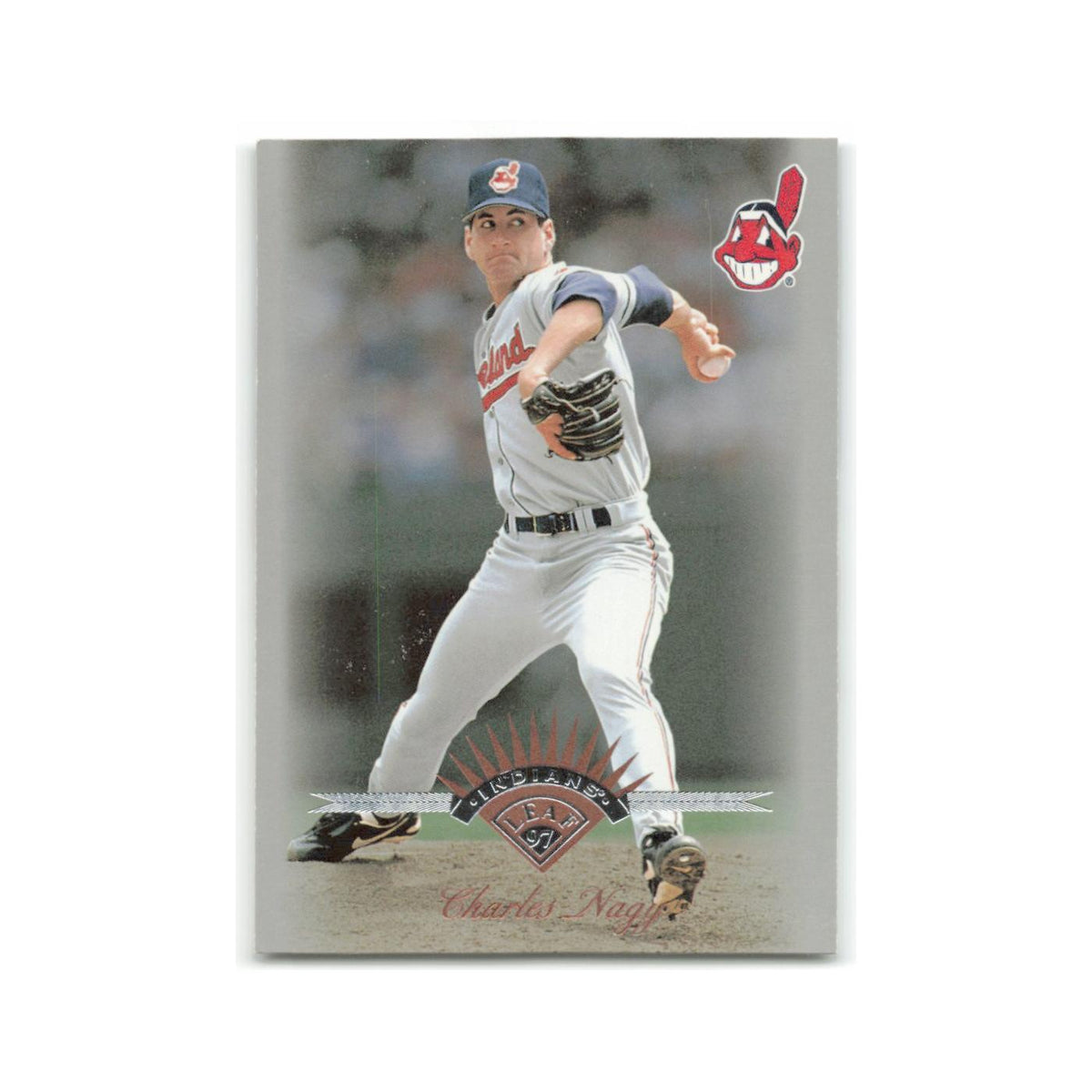 Charles Nagy 1997 Leaf #56 Cleveland Indians Baseball Card NM