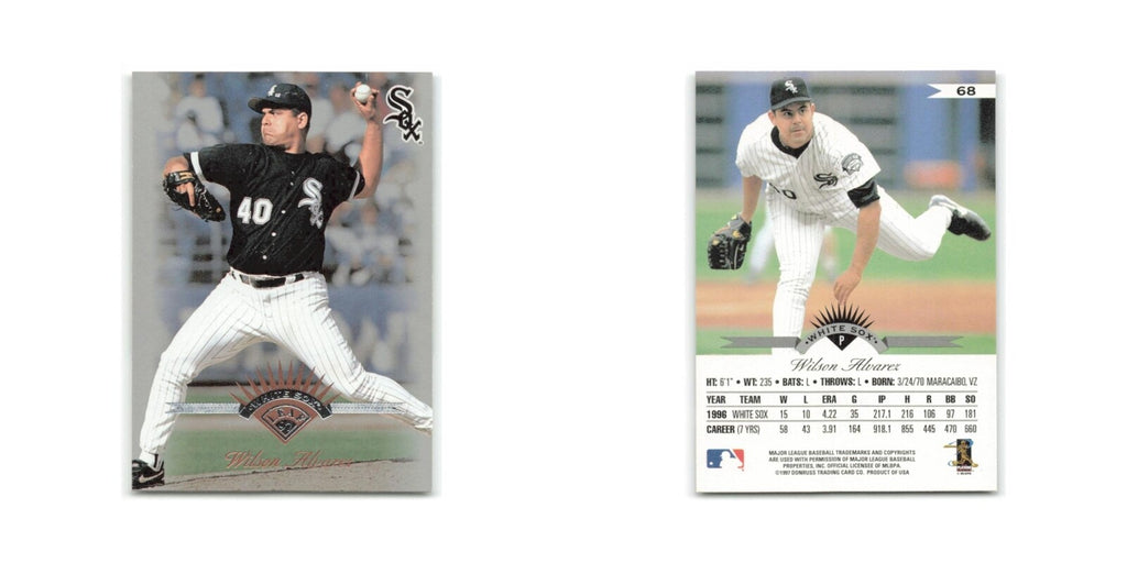 Wilson Alvarez 1997 Leaf #68 Chicago White Sox Baseball Card NM