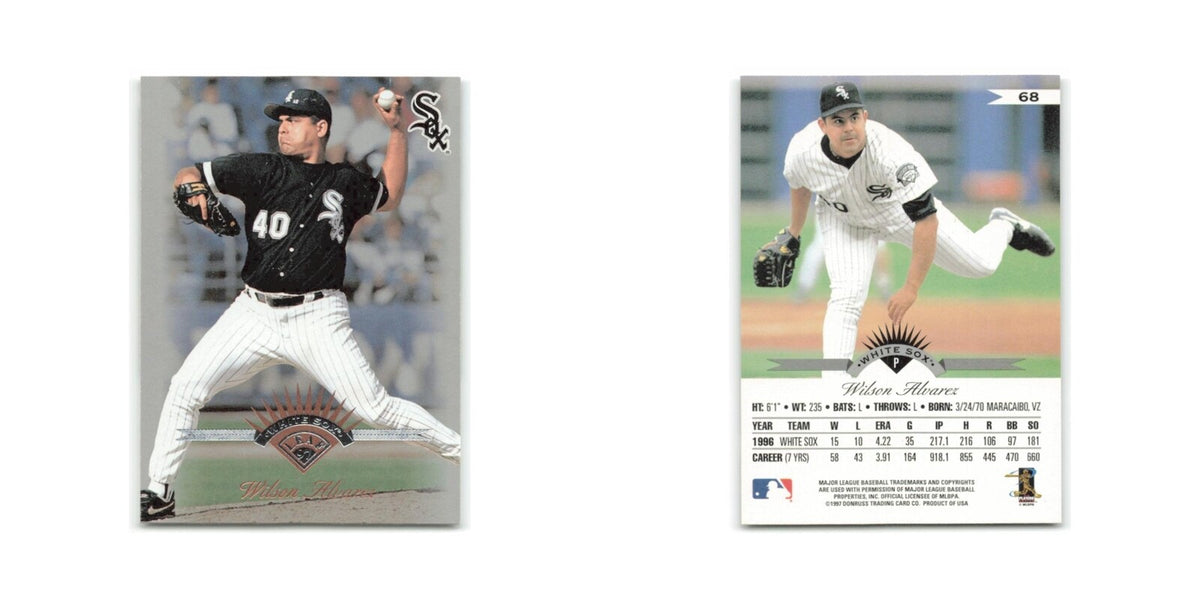 Wilson Alvarez 1997 Leaf #68 Chicago White Sox Baseball Card NM