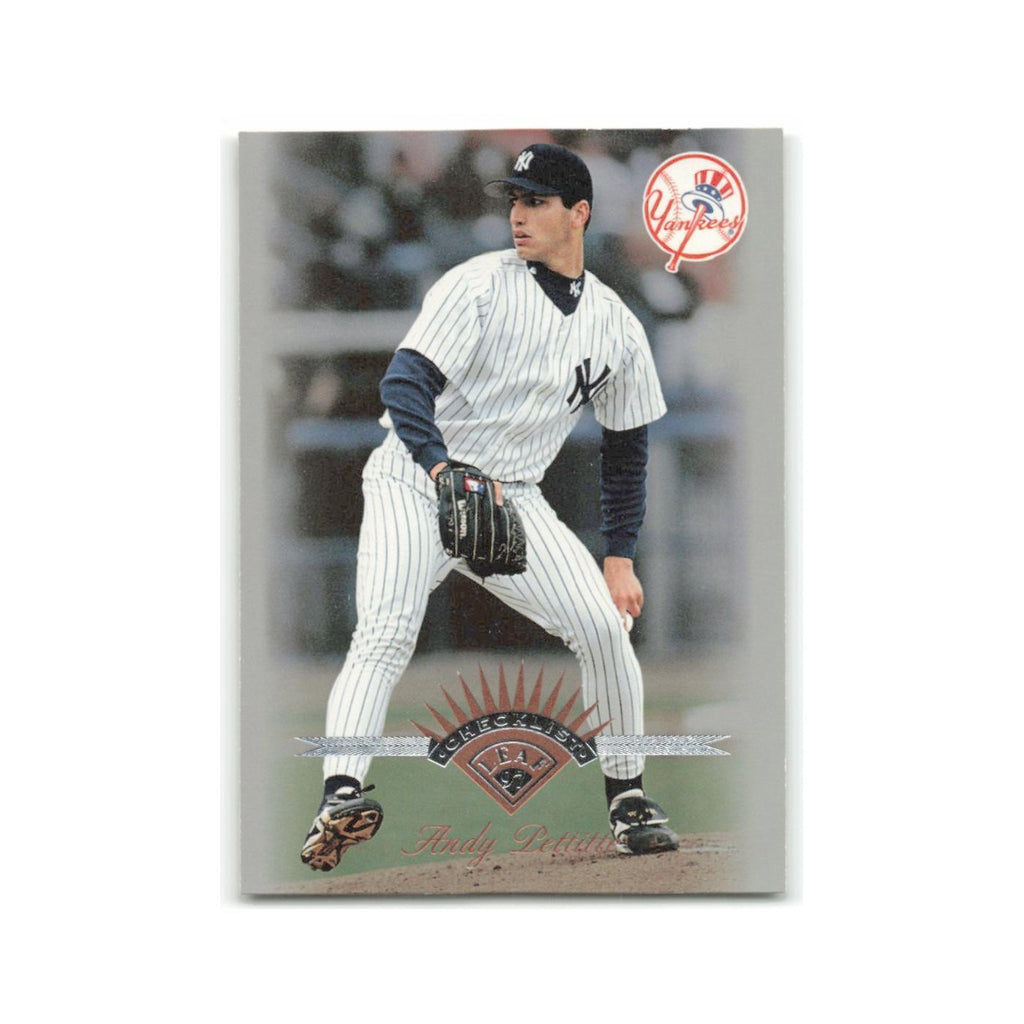 Andy Pettite 1997 Leaf #198 New York Yankees Baseball Card NM