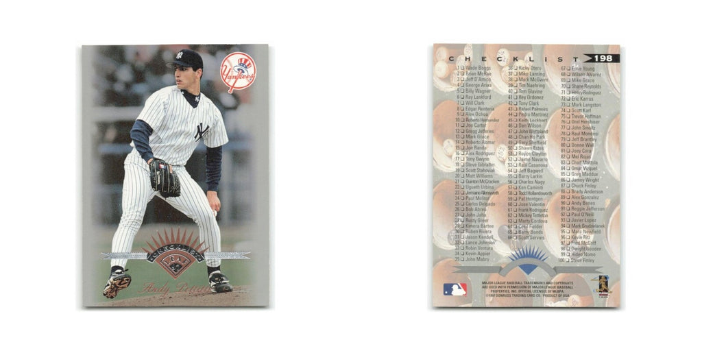 Andy Pettite 1997 Leaf #198 New York Yankees Baseball Card NM