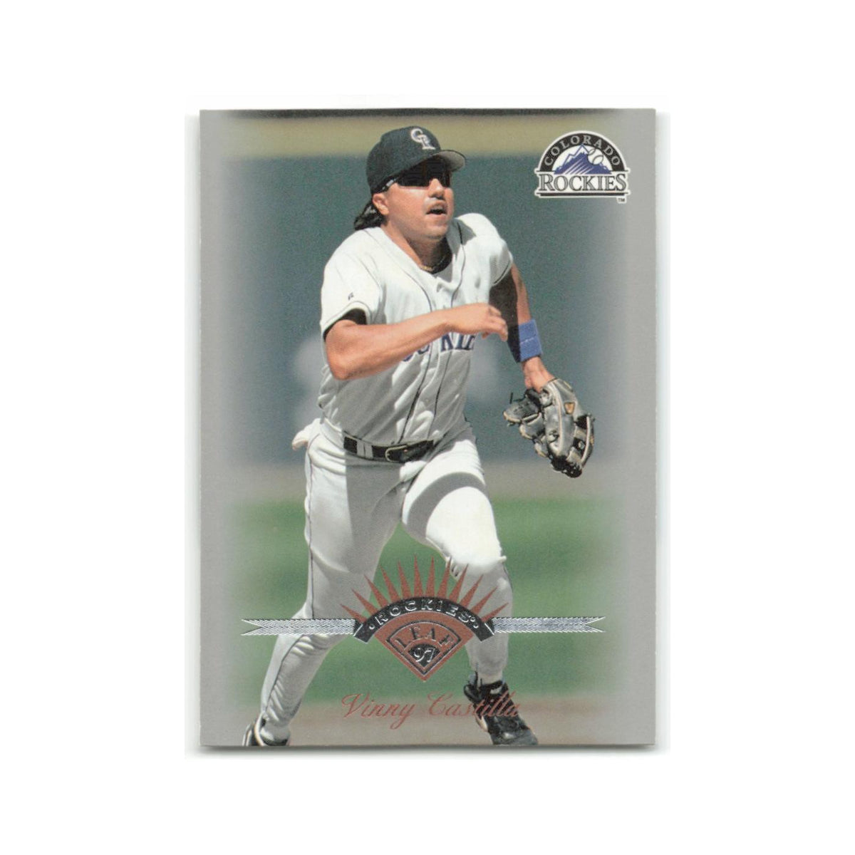 Vinny Castilla 1997 Leaf #155 Colorado Rockies Baseball Card NM