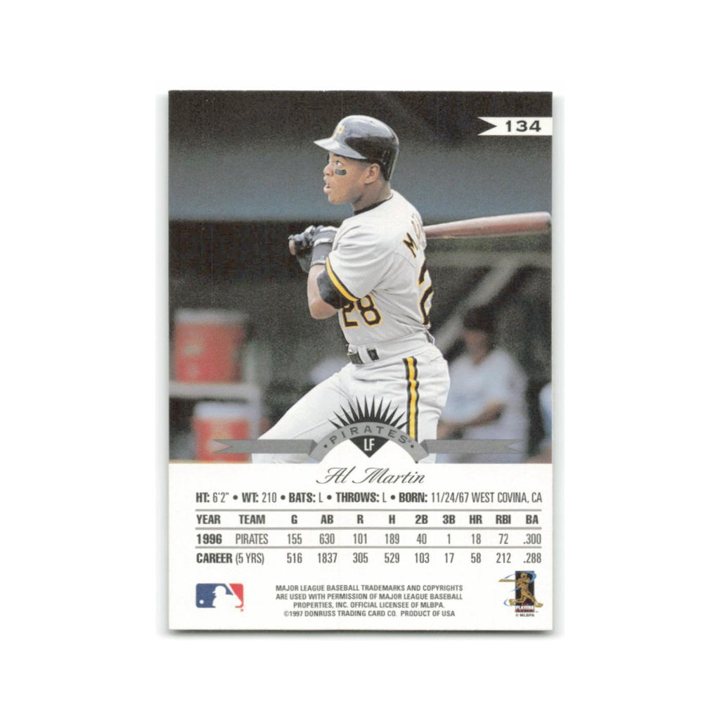 Al Martin 1997 Leaf #134 Pittsburgh Pirates Baseball Card NM