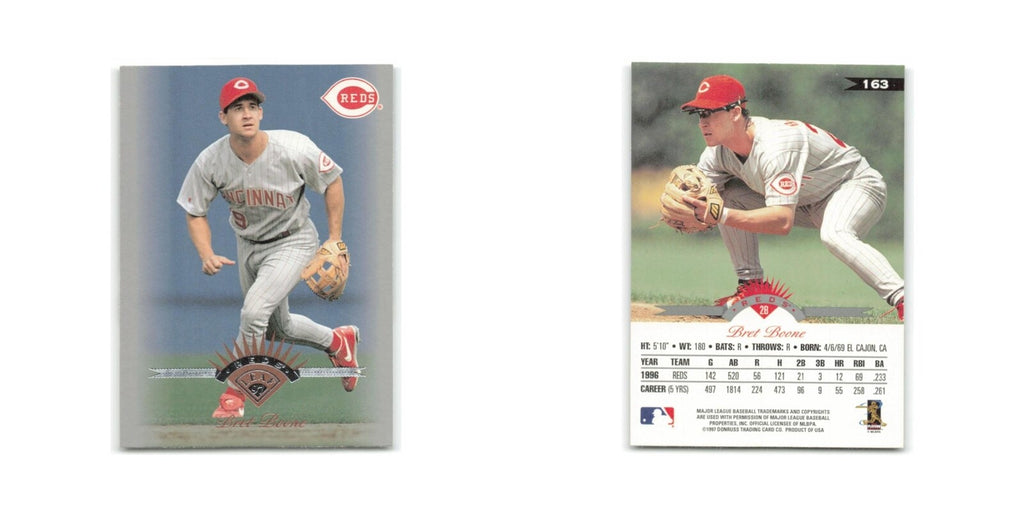 Bret Boone 1997 Leaf #163 Cincinnati Reds Baseball Card NM