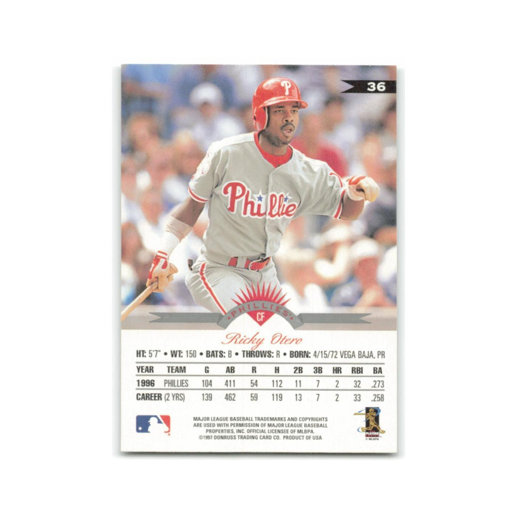 Ricky Otero 1997 Leaf #36 Philadelphia Phillies Baseball Card NM