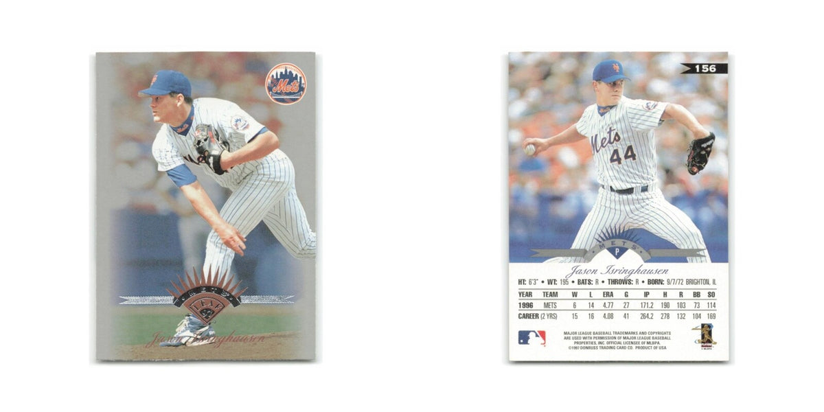 Jason Isringhausen 1997 Leaf #156 New York Mets Baseball Card NM