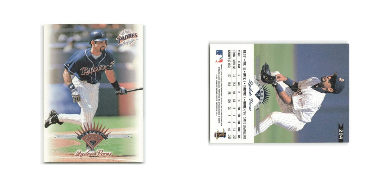 Quilvio Veras 1997 Leaf #294 San Diego Padres Baseball Card NM