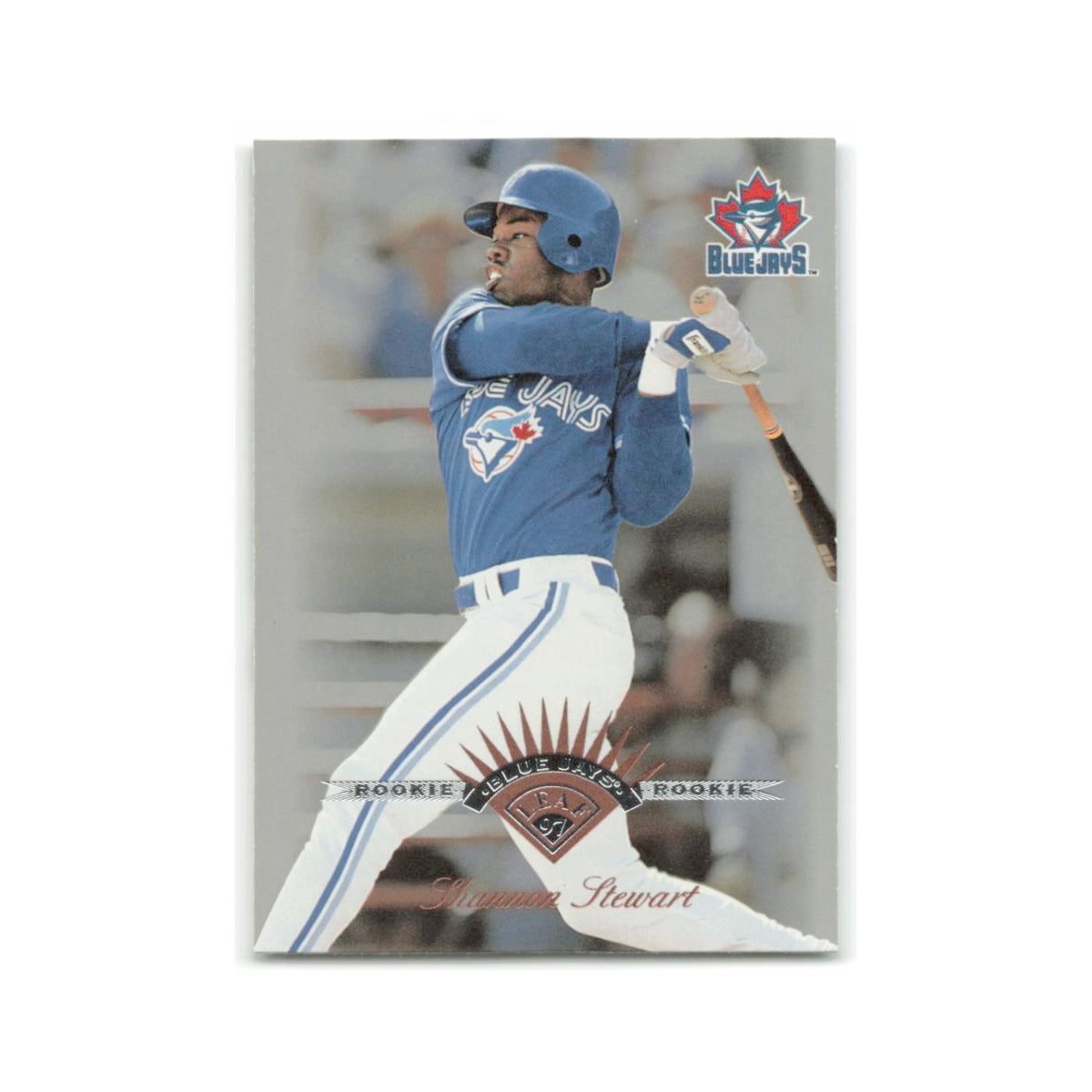 Shannon Stewart Rookie 1997 Leaf #175 Toronto Blue Jays Baseball Card NM