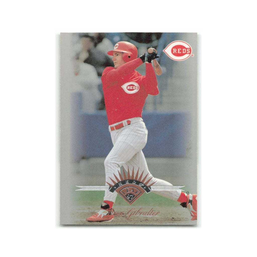 Steve Gibralter 1997 Leaf #18 Cincinnati Reds Baseball Card NM